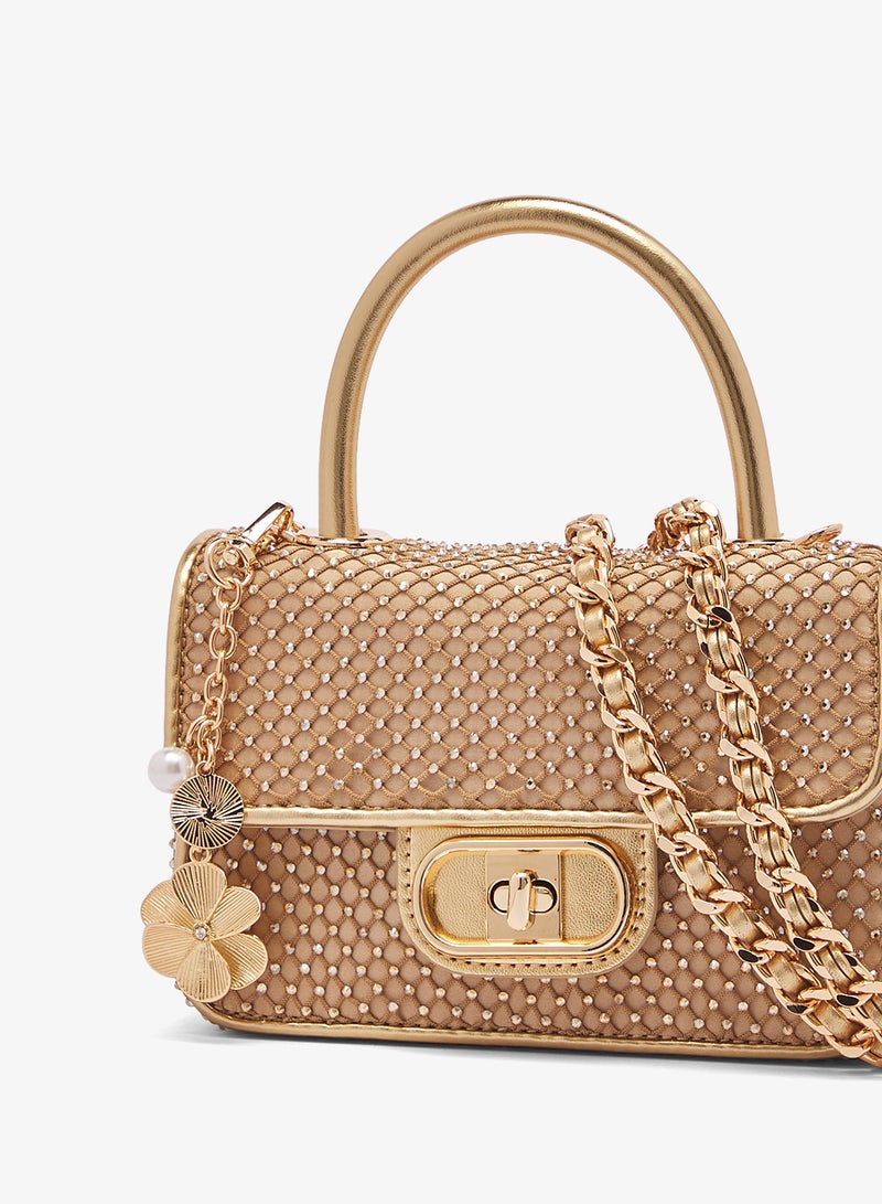ALDO Lorelli Chain Detail Satchel Bag - Image 3